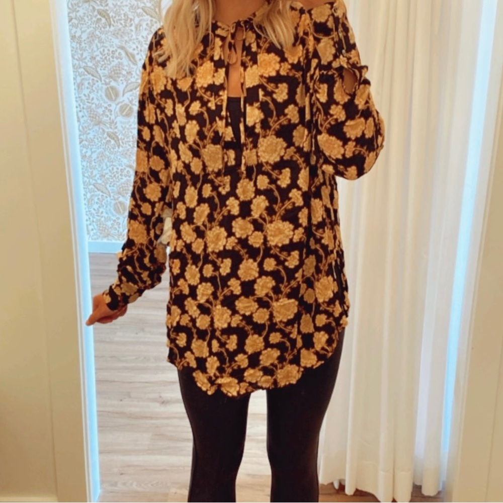 Free People Mia tunic top S NWOT